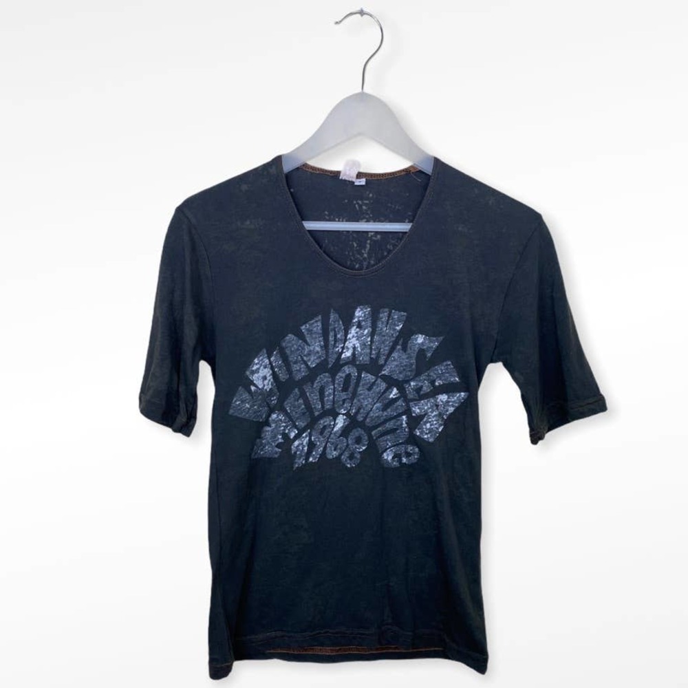 M F Clothing Company Burnout Tee Size Small - Picture 3 of 8